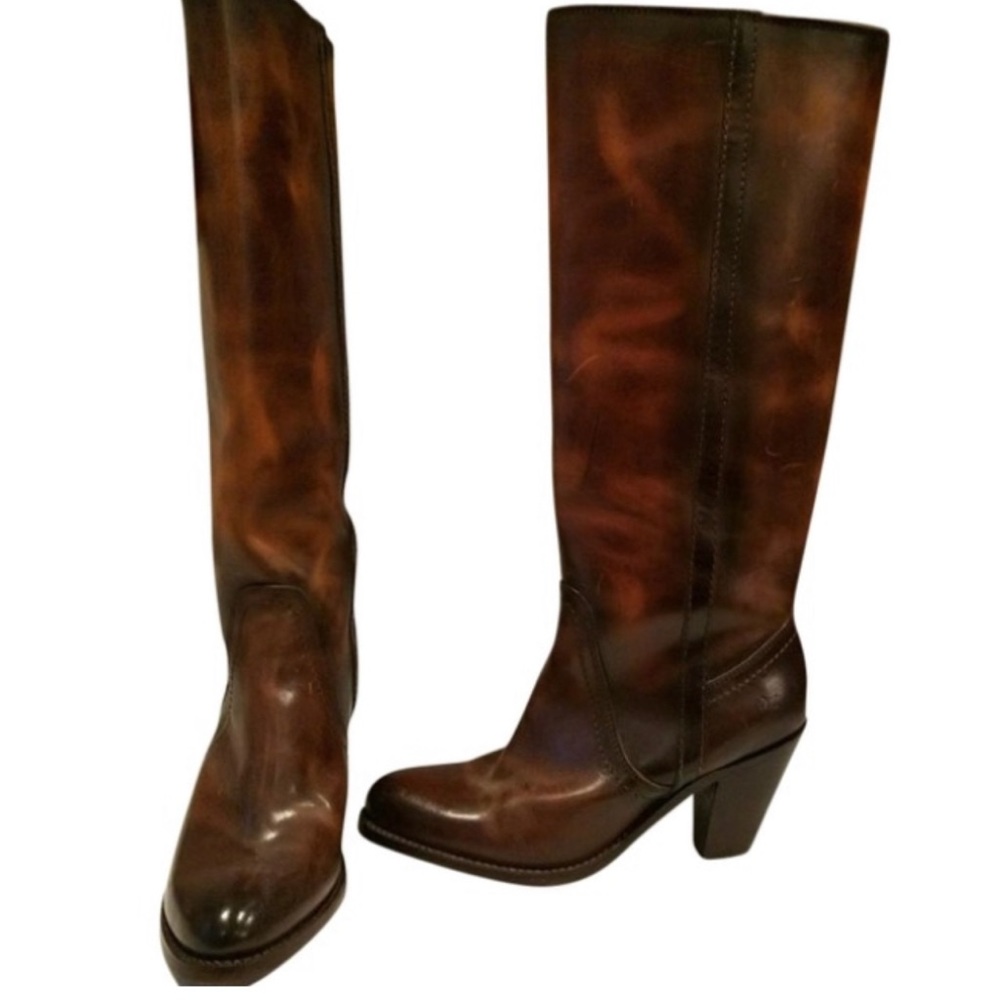 NWT Frye 150th Anniversary "Mustang" Boots Dark Brown